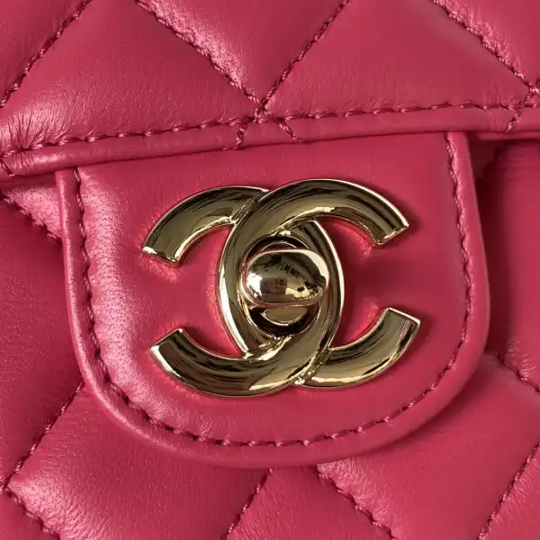 CHANEL FLAP BAG WITH TOP HANDLE-21CM