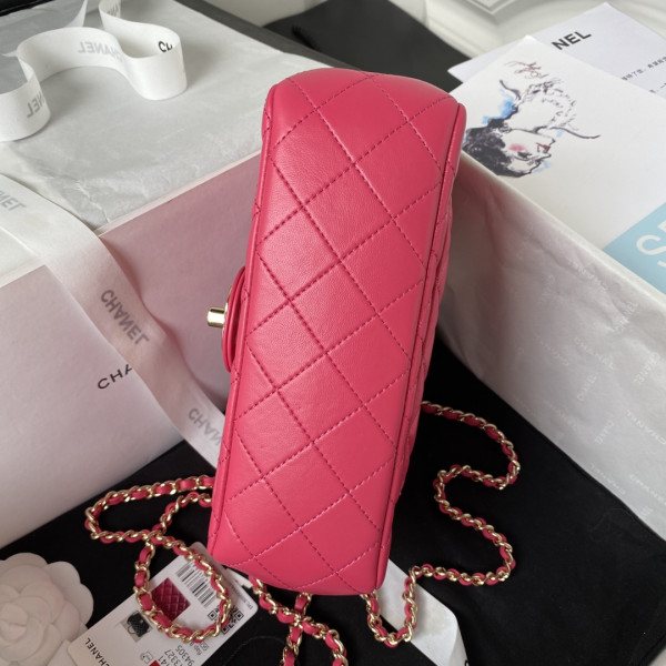 HOT SALE CL FLAP BAG WITH TOP HANDLE-21CM