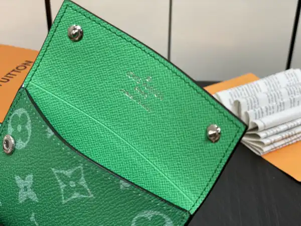 Aaa replica bags LOUIS VUITTON Card Holder Necklace-7.6*10*0.5CM