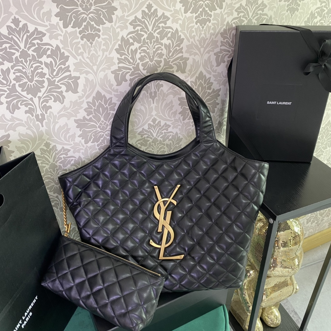 HOT SALE YSL ICARE SMALL SHOPPING BAG - 52*34*8CM