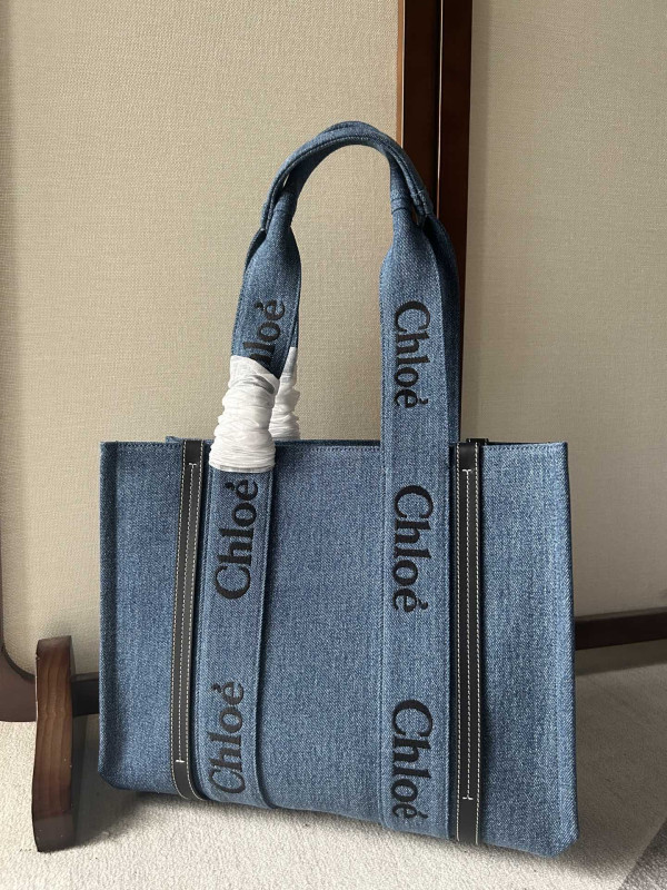 HOT SALE CHLOÉ LARGE woody tote bag-37×26×12