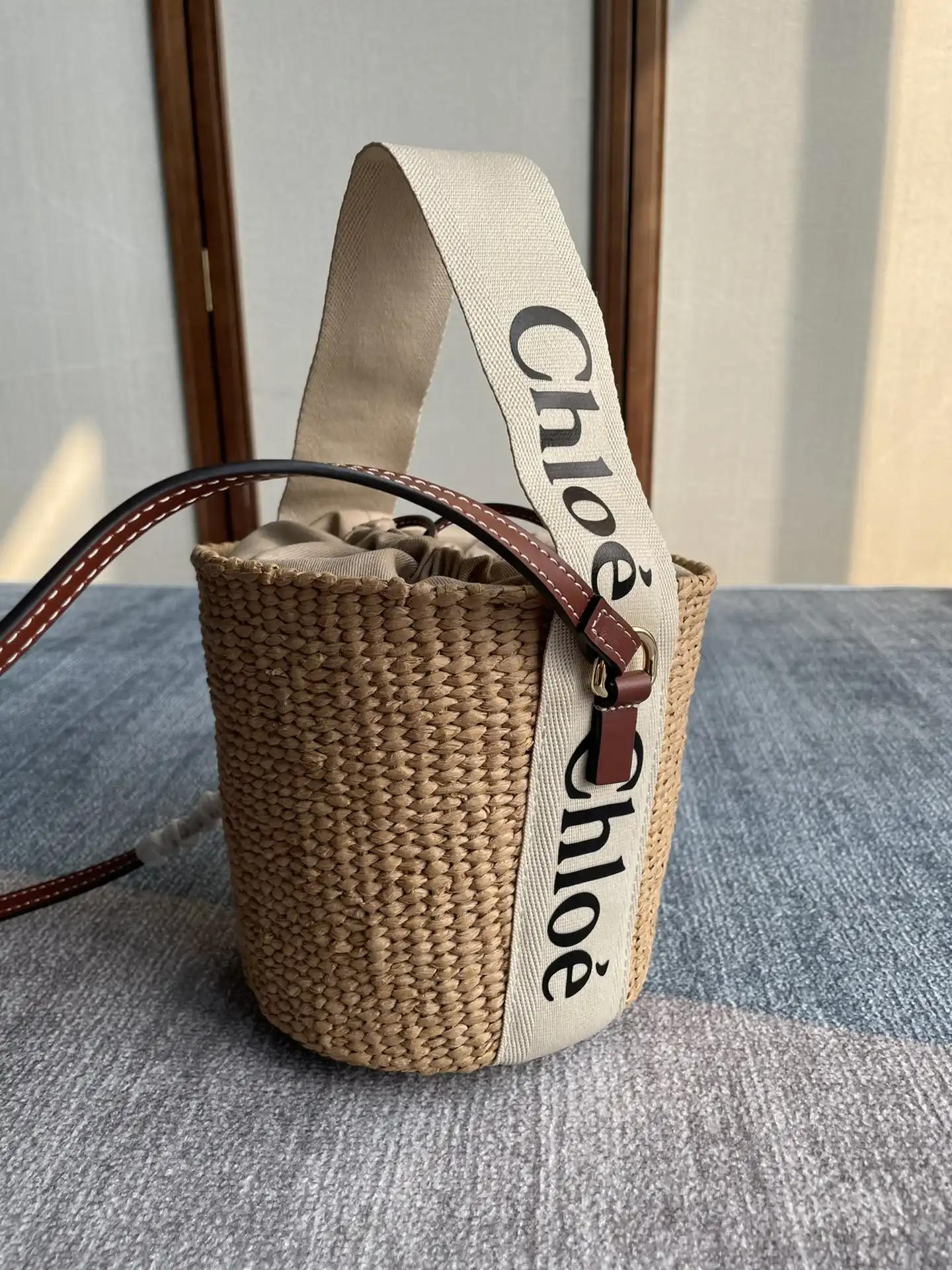 First Bag Ru CHLOÉ Small Woody Basket - 17*16*16cm