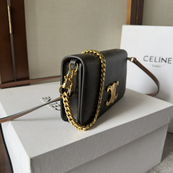 HOT SALE CELIN* CHAIN SHOULDER BAG TRIOMPHE