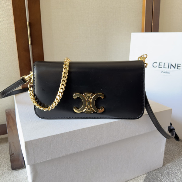 HOT SALE CELIN* CHAIN SHOULDER BAG TRIOMPHE