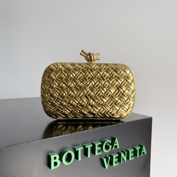 HOT SALE BOTTEGA VENETA Knot Minaudiere-20-12-5.5cm