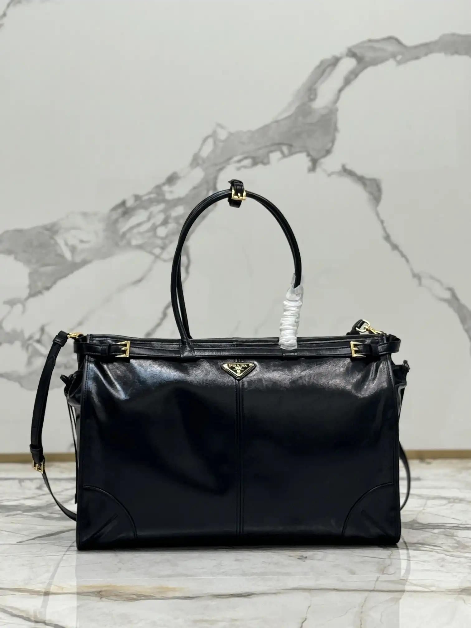 Prada Extra large leather handbag