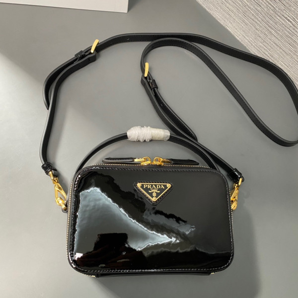 HOT SALE Prada Odette crystal-studded satin bag-17.5x10.5x4.5cm