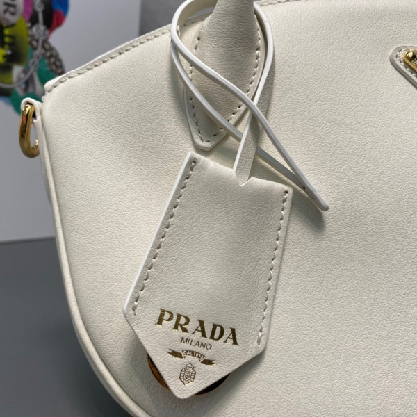 HOT SALE Prada leather handbag-31x16x11cm