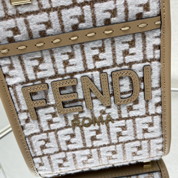 HOT SALE FENDI MINI SUNSHINE SHOPPER-13-18-6.5cm