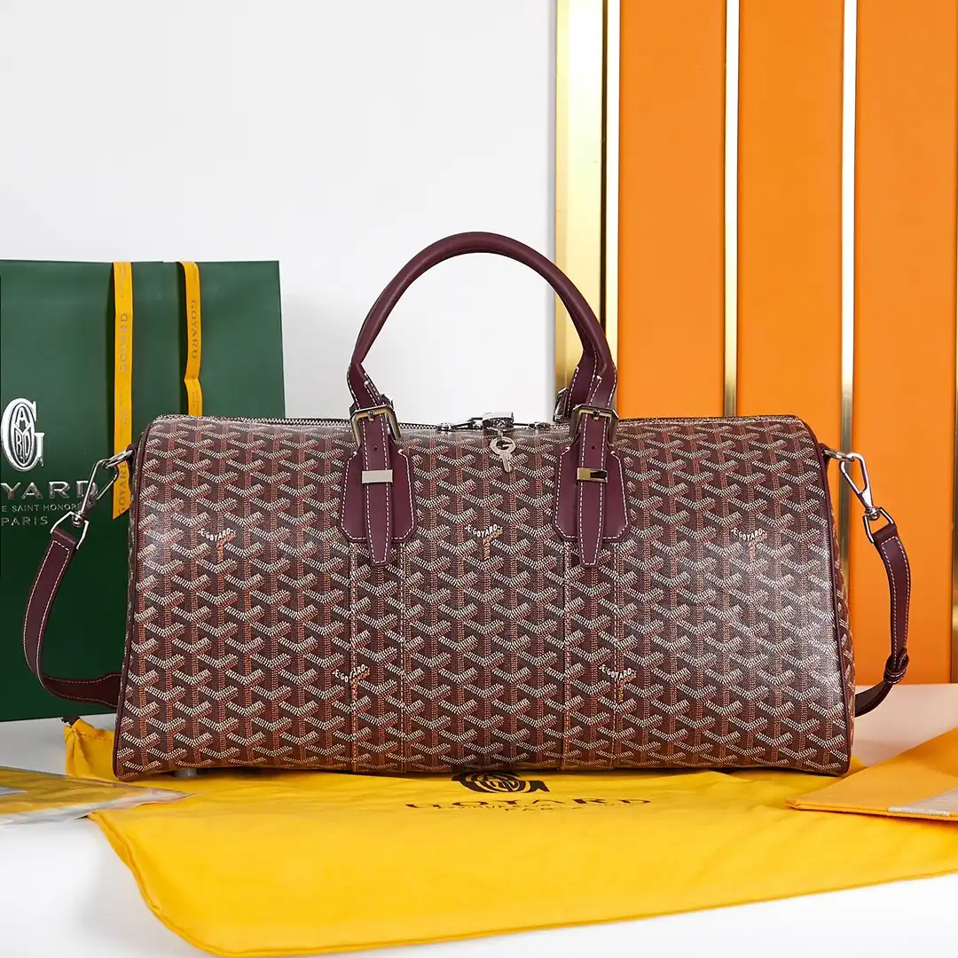 [FREE SHIPPING] GOYARD BOSTON45 Bag-49X22x27CM