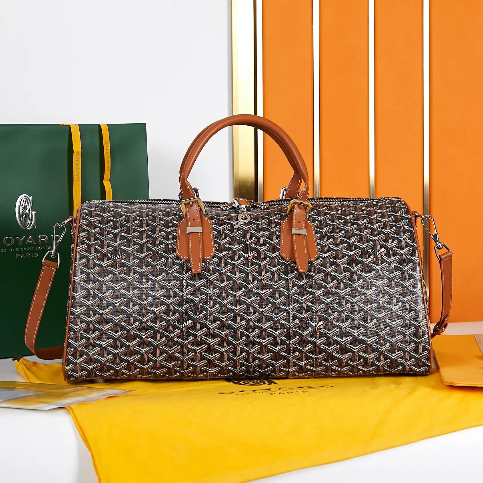 Frstbag ru GOYARD BOSTON45 Bag-49X22x27CM