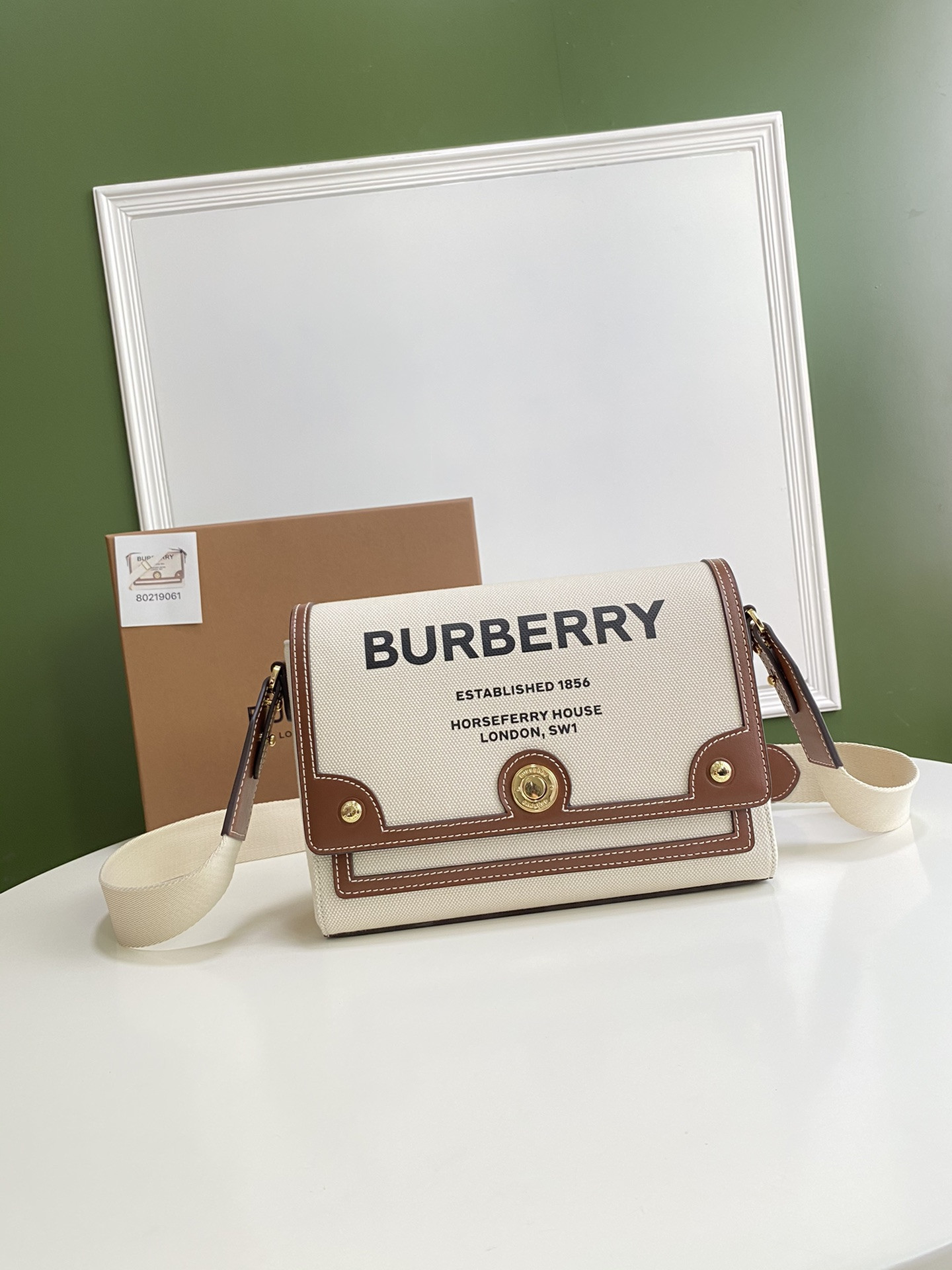 HOT SALE BURBERRY Note Crossbody Bag-25-8.5-18cm