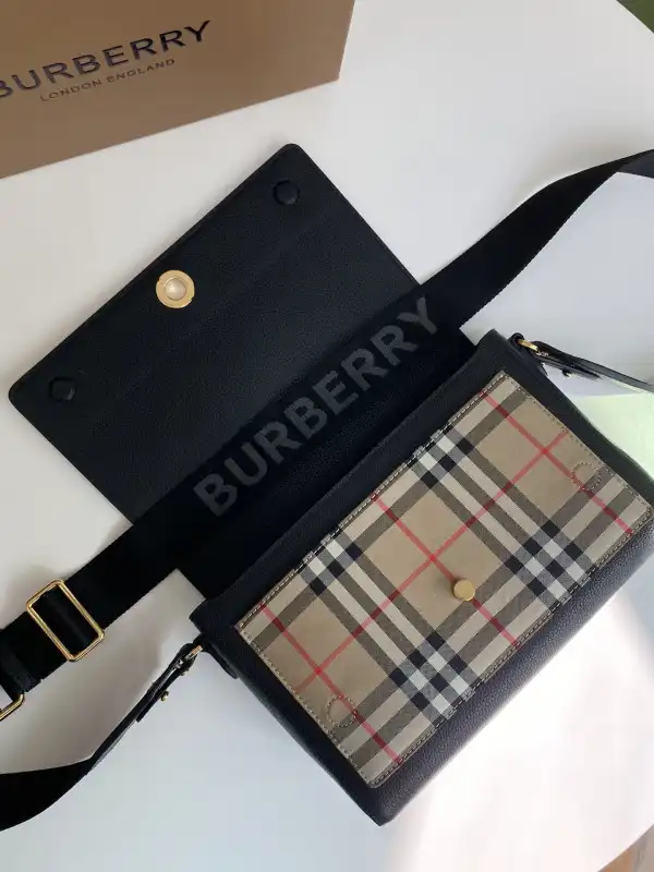 BURBERRY Note Crossbody Bag-25-8.5-18cm