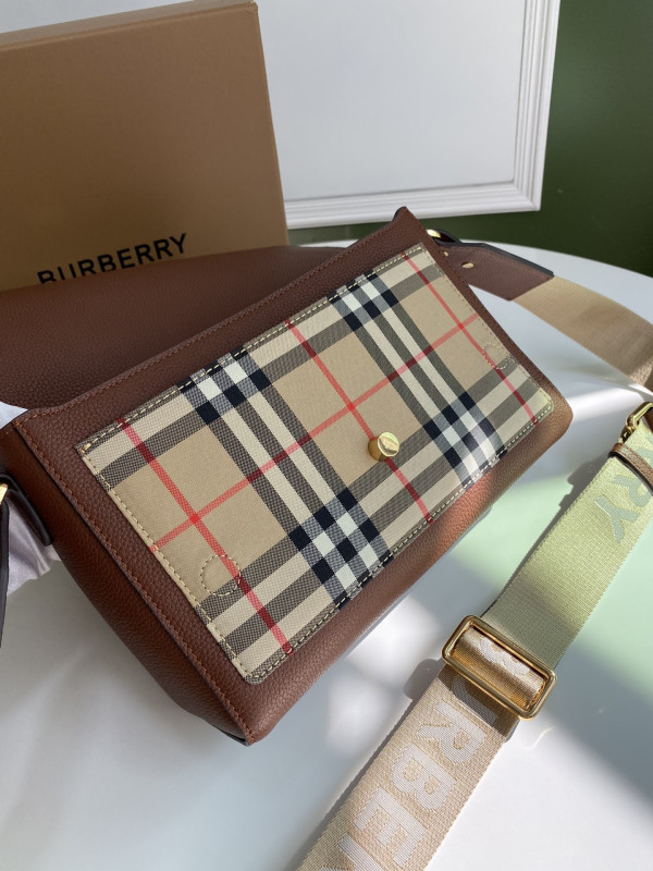 HOT SALE BURBERRY Note Crossbody Bag-25-8.5-18cm