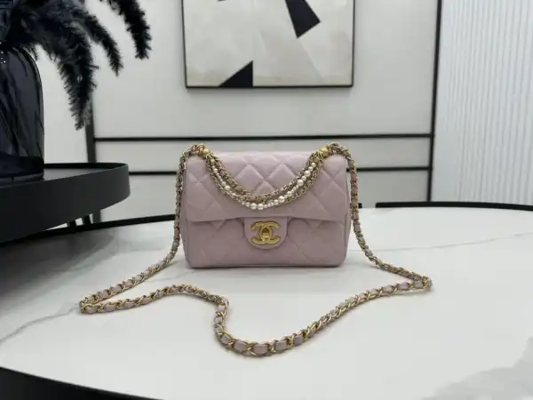 CHANEL FLAP BAG-14.5x19.5x7.5cm