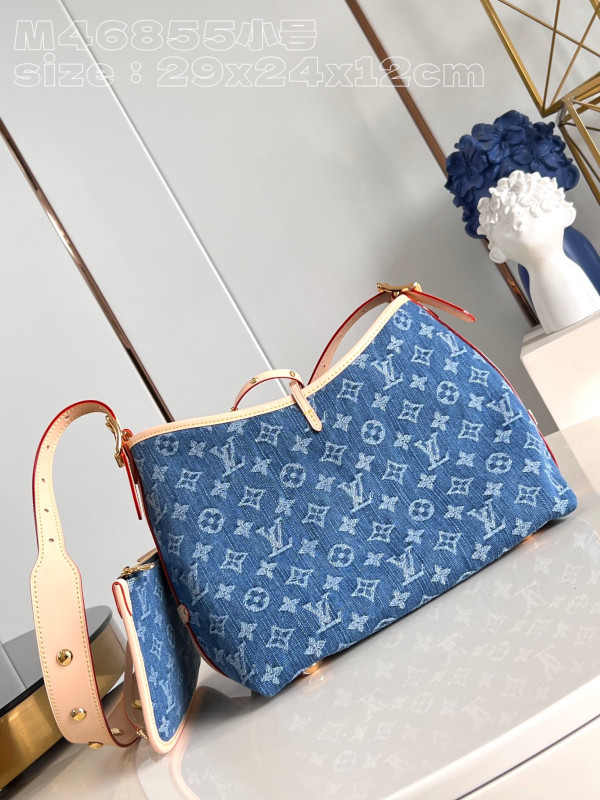 HOT SALE LOUIS VUITTON CARRYALL PM-29-24-12cm