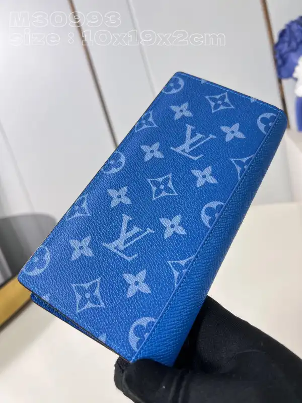 LOUIS VUITTON BRAZZA WALLET-10*19*2cm