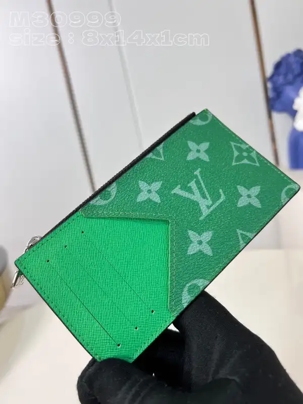 Rep LOUIS VUITTON COIN CARD HOLDER-8*14.5*1CM