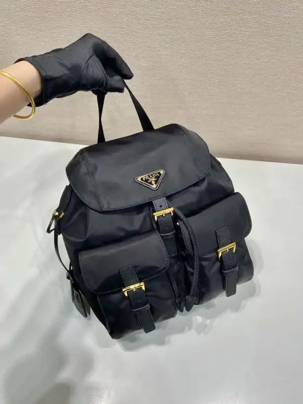 Bagsoffer PRADA Re-Nylon Medium Backpack-23.5*28*12CM