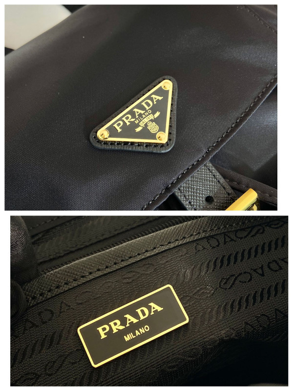 HOT SALE PRADA Re-Nylon Medium Backpack-23.5*28*12CM