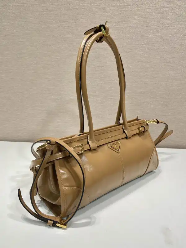 First bag ru Prada Medium leather handbag