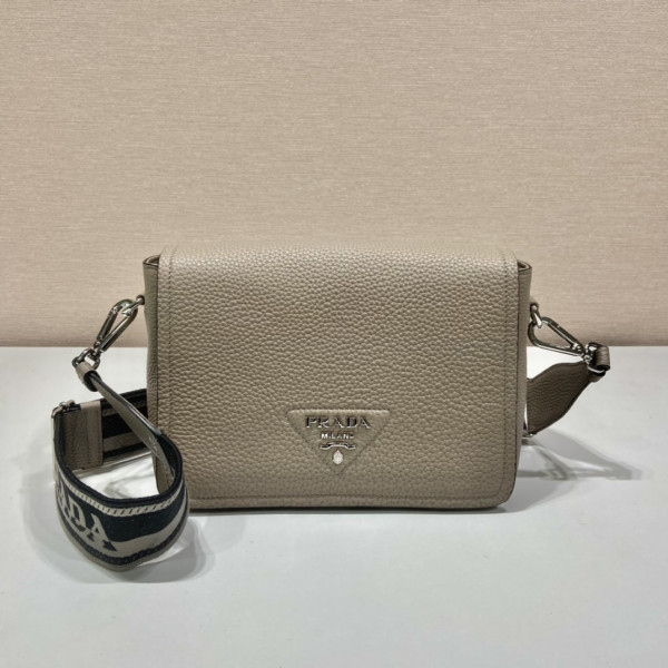 HOT SALE prada Leather shoulder bag-23*18*9CM