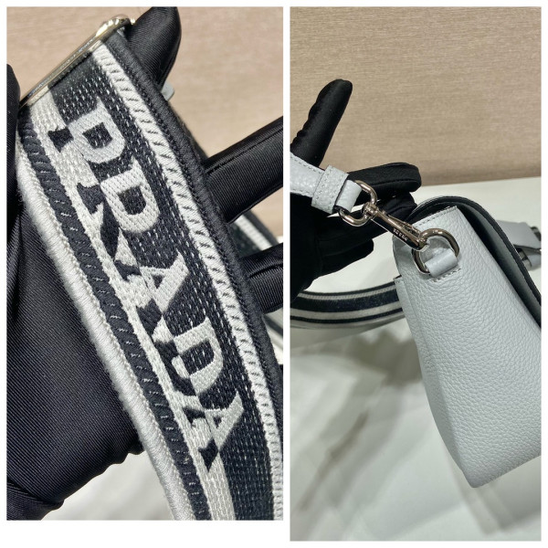 HOT SALE prada Leather shoulder bag-23*18*9CM