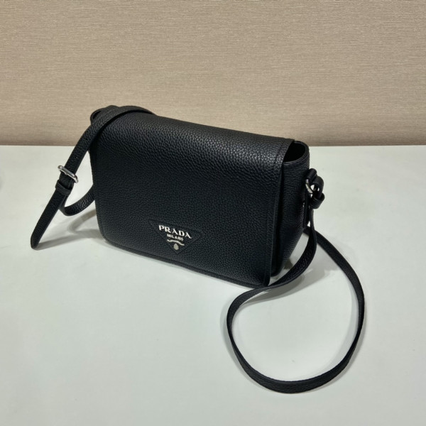 HOT SALE prada Leather shoulder bag-23*18*9CM