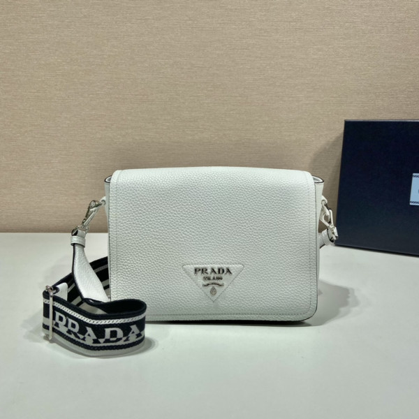 HOT SALE prada Leather shoulder bag-23*18*9CM