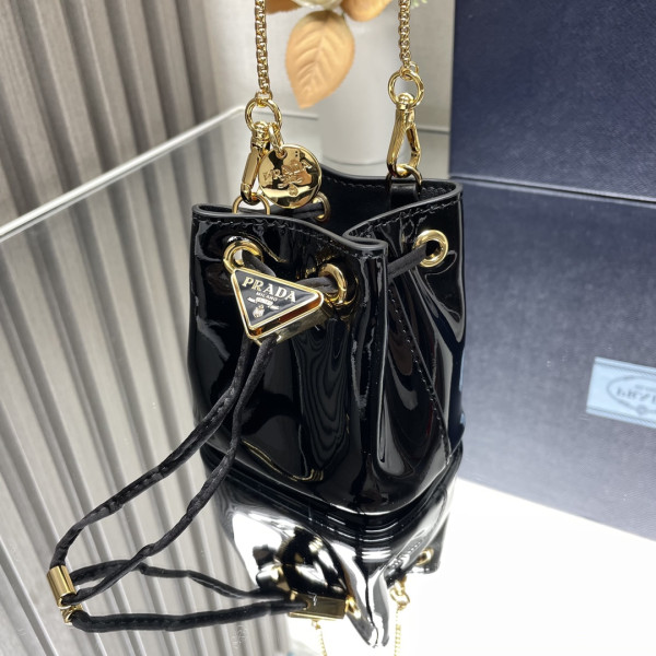 HOT SALE PRADA  Shearling Bucket Bag-9-9-6cm