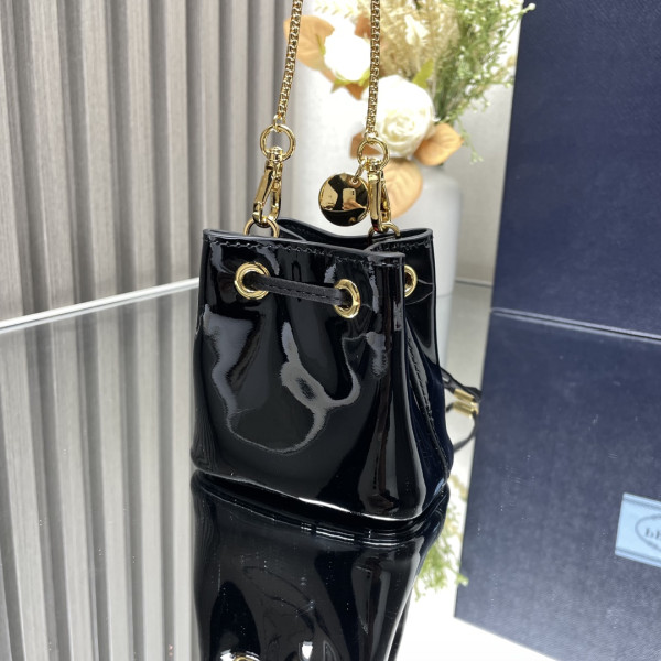 HOT SALE PRADA  Shearling Bucket Bag-9-9-6cm