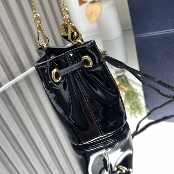 HOT SALE PRADA  Shearling Bucket Bag-9-9-6cm