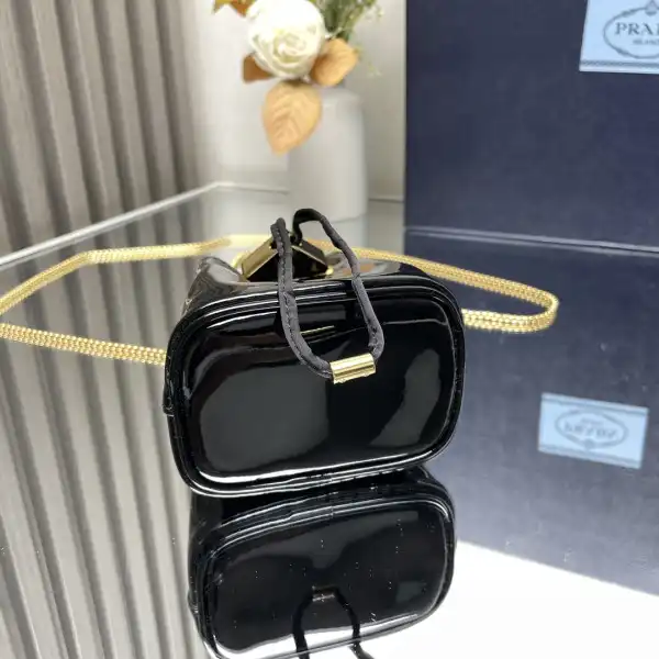 PRADA  Shearling Bucket Bag-9-9-6cm