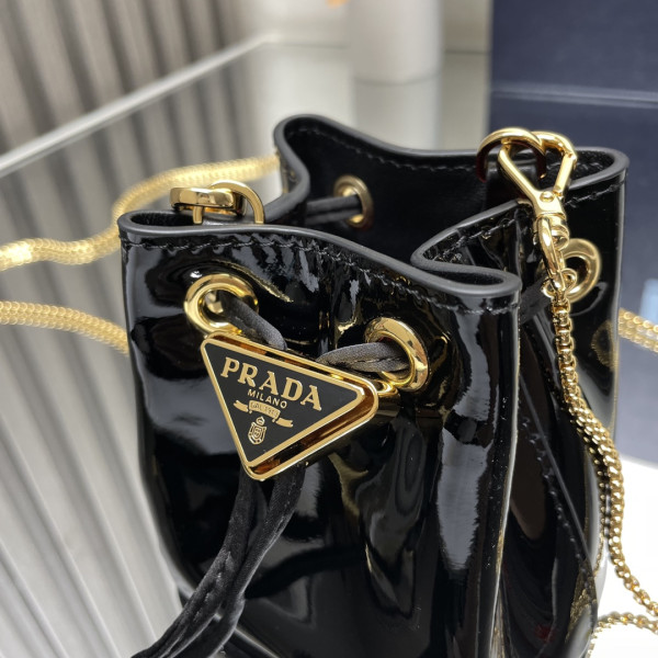 HOT SALE PRADA  Shearling Bucket Bag-9-9-6cm