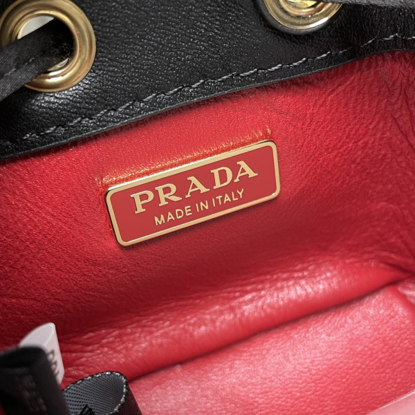 HOT SALE PRADA  Shearling Bucket Bag-9-9-6cm