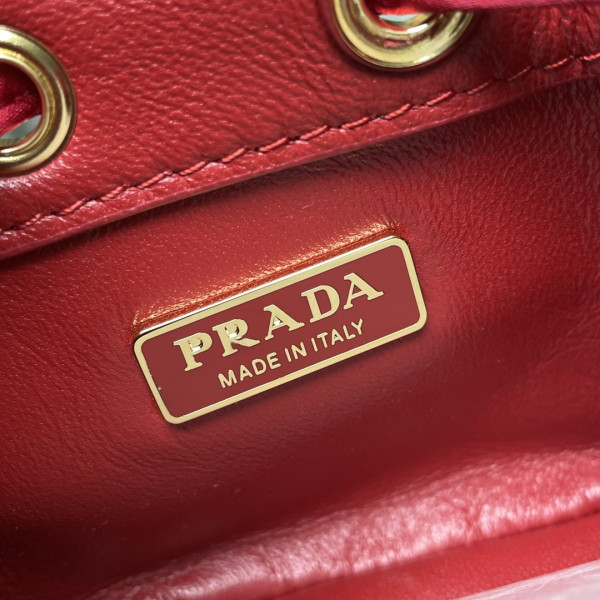 HOT SALE PRADA  Shearling Bucket Bag-9-9-6cm