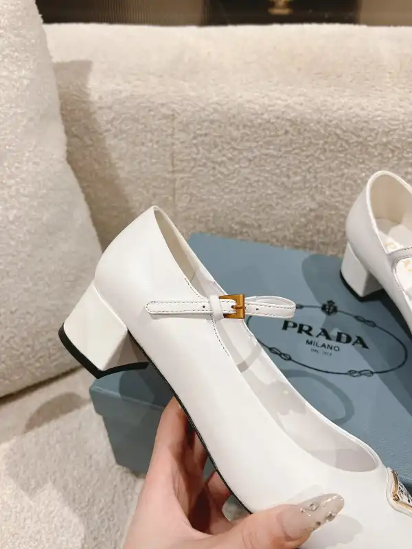 Yupoo bagsoffer PRADA Nappa leather Mary Jane pumps