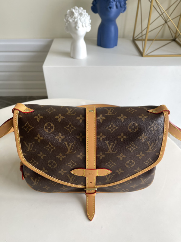 HOT SALE LOUIS VUITTON Saumur bag-28*11*20CM