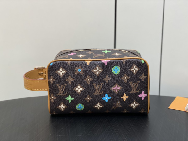 [FREE SHIPPING] LOUIS VUITTON LOCKER DOPP KIT bag-23*13*12CM