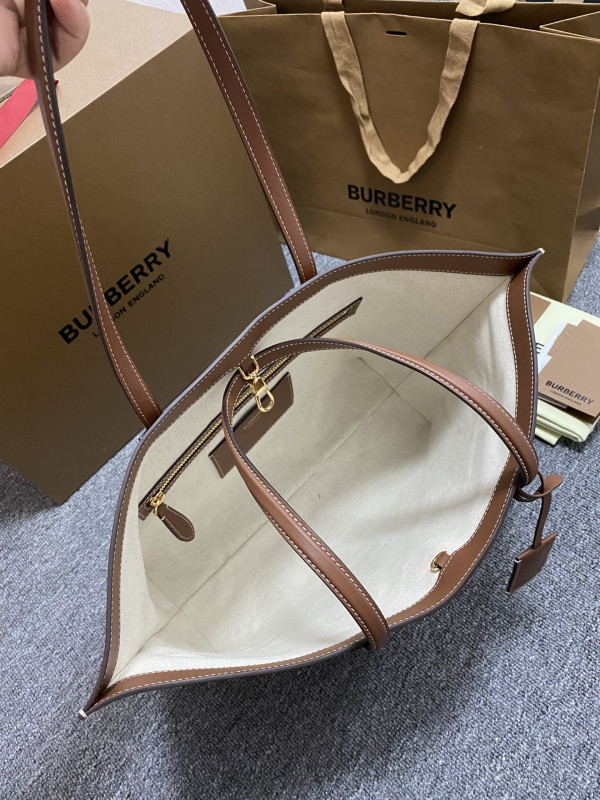 HOT SALE BURBERRY Medium Check Tote bag-34*14*28CM