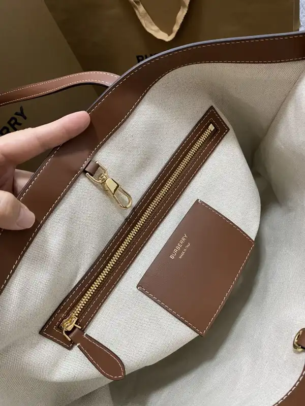 First bag ru BURBERRY Medium Check Tote bag-34*14*28CM