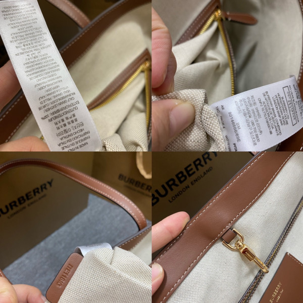 HOT SALE BURBERRY Medium Check Tote bag-34*14*28CM