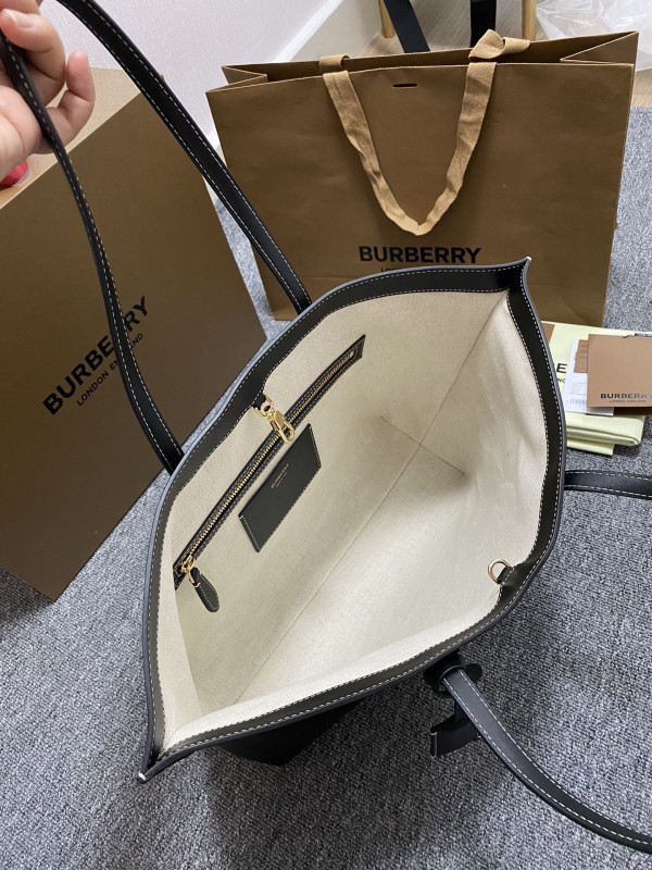 HOT SALE BURBERRY Medium Check Tote bag-34*14*28CM