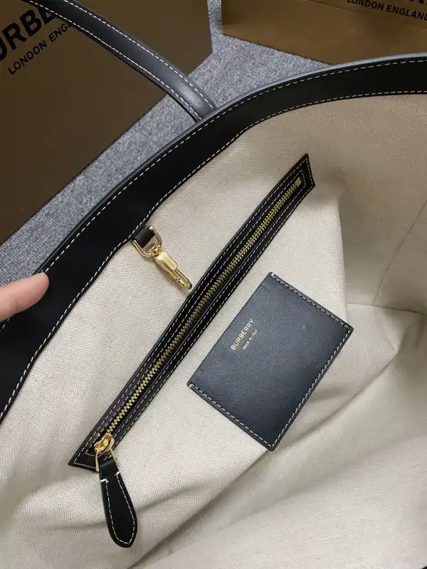 BURBERRY Medium Check Tote bag-34*14*28CM