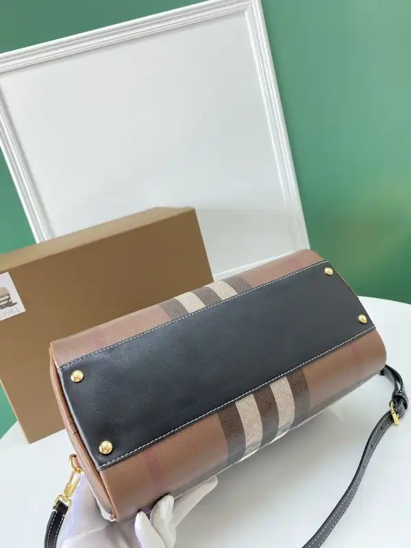 Frstbag ru BURBERRY Medium Check Bowling Bag-30*15*21CM