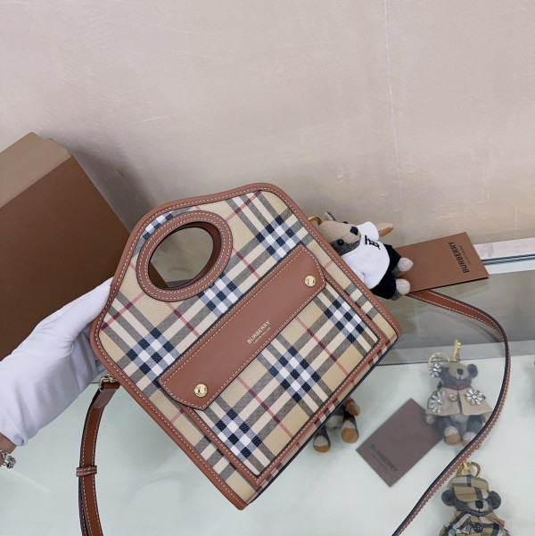 HOT SALE BURBERRY Mini Pocket Bag-23*6*26.5CM