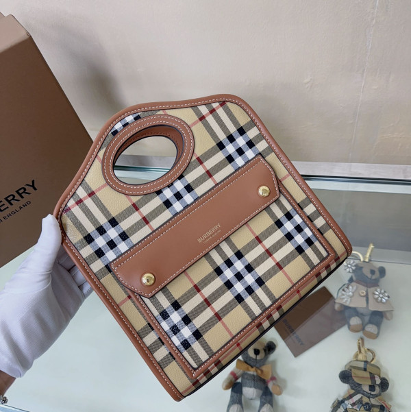 HOT SALE BURBERRY Mini Pocket Bag-23*6*26.5CM