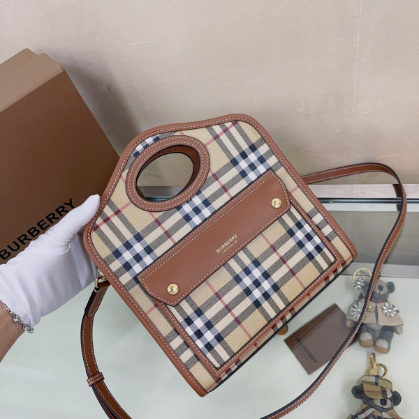 HOT SALE BURBERRY Mini Pocket Bag-23*6*26.5CM