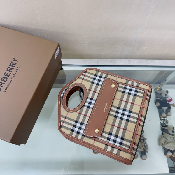 HOT SALE BURBERRY Mini Pocket Bag-23*6*26.5CM