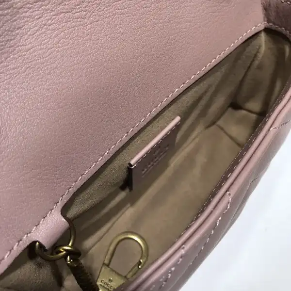 First bag ru Gucci GG Marmont belt bag-16.5*10*5cm